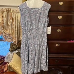 Periwinkle lace dress. Bought from Weils